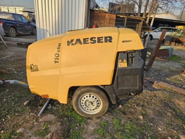 Compresor portátil Kaeser 110 CFM Año 2022